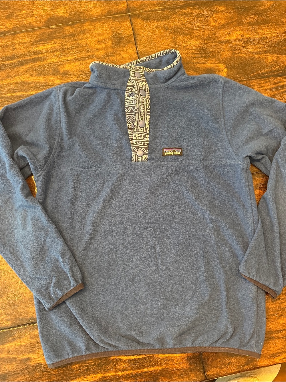 Boys’ Patagonia micro-D snap pullover